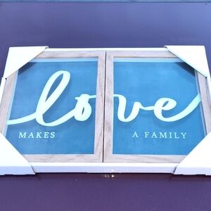 Love Makes a Family Wall Art